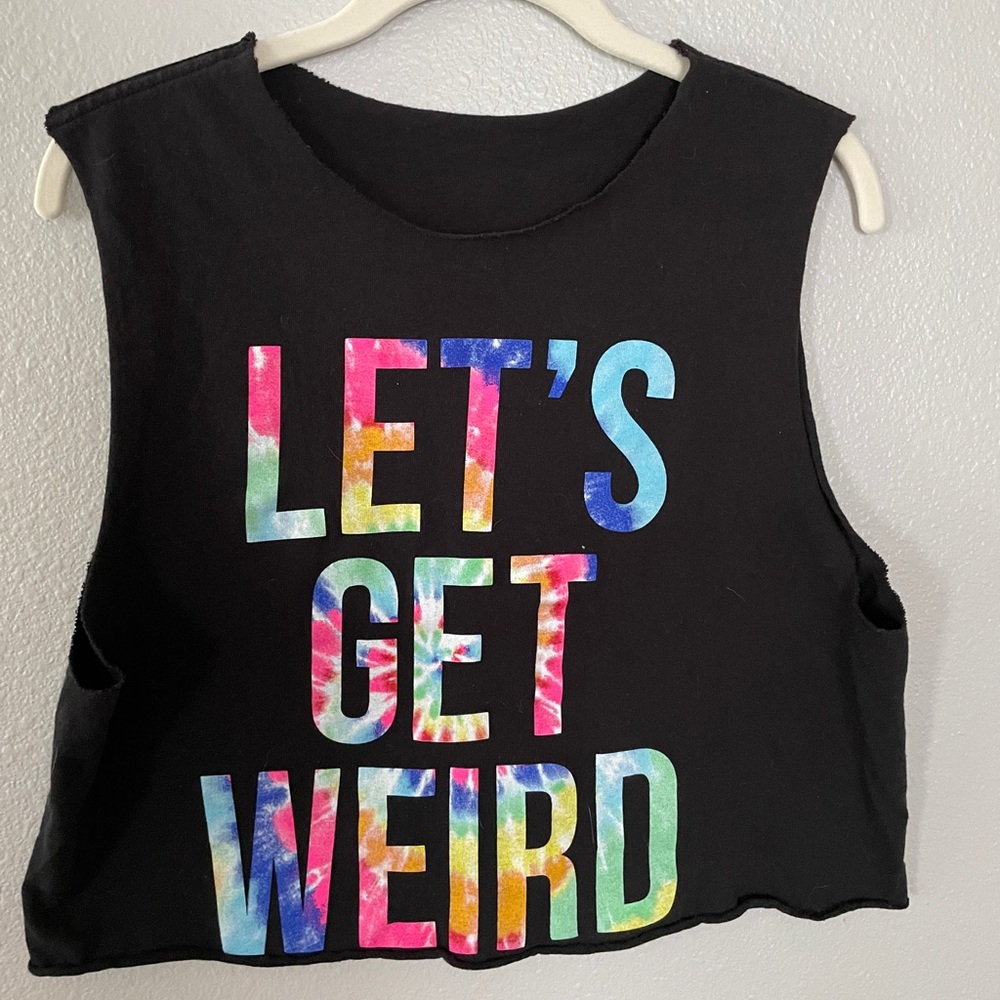 Let’s get weird cutout crop top